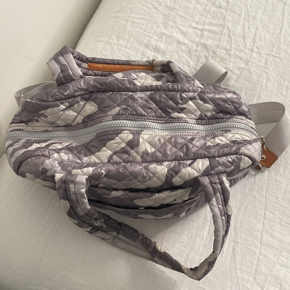 MZ Wallace Jimmy Travel Tote in Light Grey Camo great condition - Picture 7 of 8